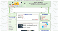 Desktop Screenshot of cartepostalevirtuelle.com